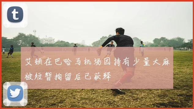 艾顿在巴哈马机场因持有少量大麻被短暂拘留后已获释