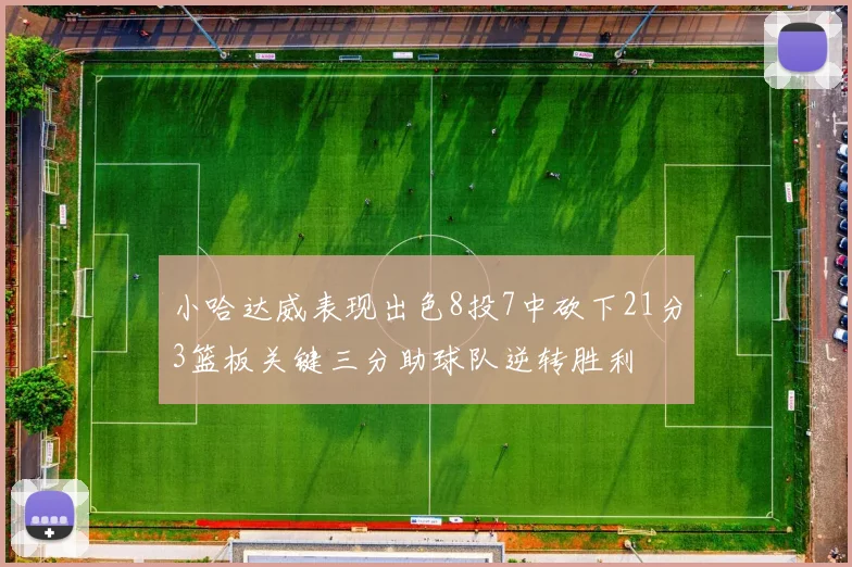 小哈达威表现出色8投7中砍下21分3篮板关键三分助球队逆转胜利
